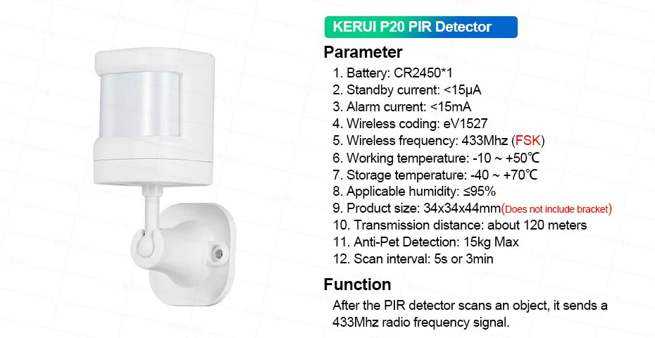 Système d'alarme domestique KERUI 4G/WiFi GSM avec écran tactile IPS de 7 pouces, compatible avec le système d'alarme de sécurité sans fil Tuya, anti-cambriolage
