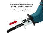 Scie sauteuse sans fil Makita 18V ML-505, scie à chaîne électrique, outil électrique portable pour la coupe du bois, du métal et des tuyaux