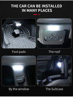 Lampe de lecture LED pour voiture, éclairage intérieur, éclairage de coffre, monté au plafond, intérieur et arrière, éclairage tactile
