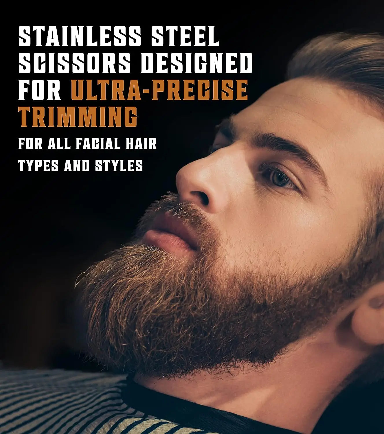 Ensemble de pinceaux de rasage portables pour hommes, poils de sanglier, barbier, brosse à barbe naturelle, peigne, ciseaux pour livres qualifiée aux, outil de coiffage