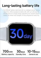 Nouvelle montre connectée 2026 pour femmes, suivi sportif et de forme physique, étanche IP68, fréquence cardiaque 24h intégrée, appels Bluetooth, montre connectée tendance pour femmes