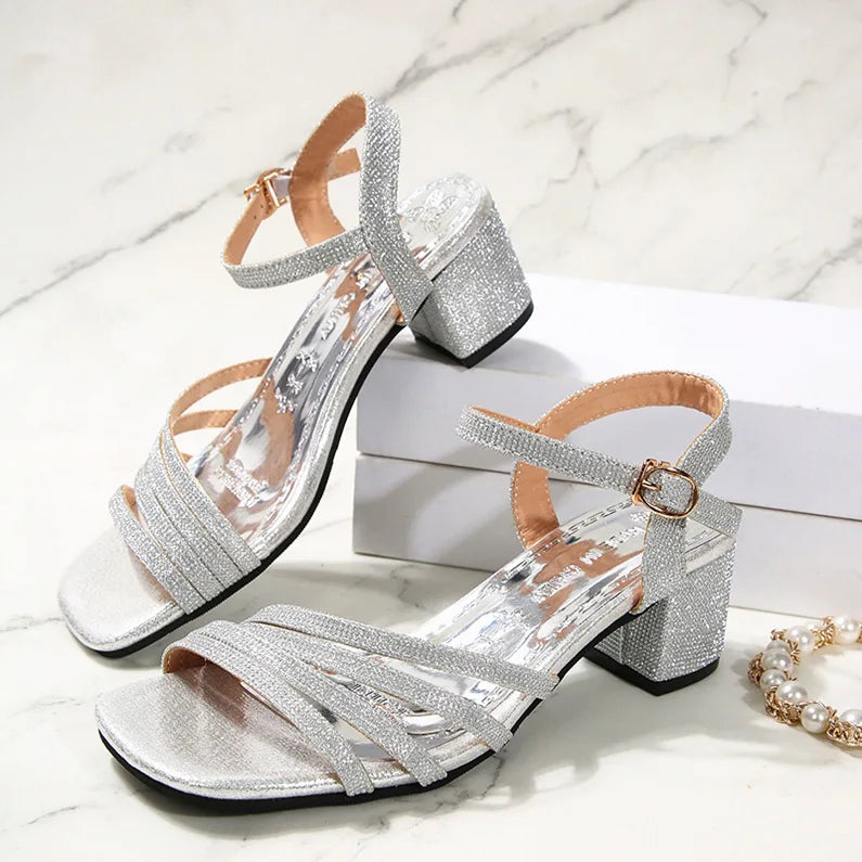 Femmes talons hauts sandales confortables talons à bout ouvert plate-forme concepteur sandales de luxe tendance été mode chaussures de fête pour les femmes