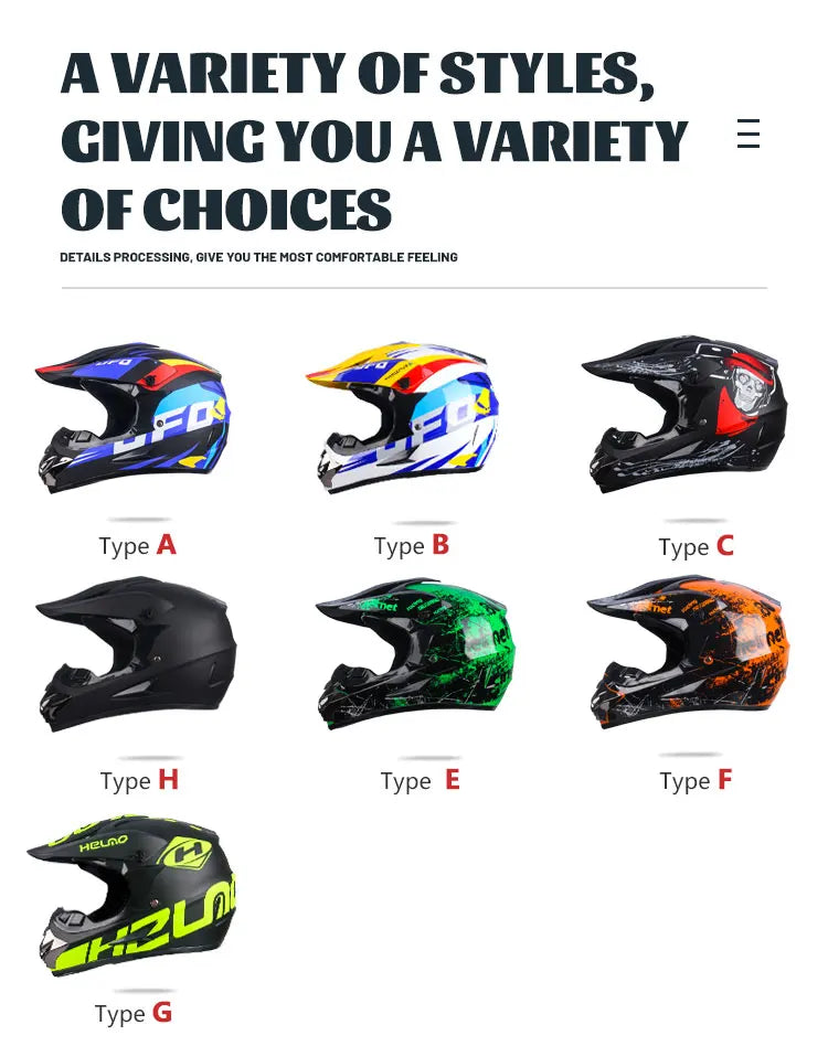 Casque de Moto tout-terrain Casque professionnel Moto Cross casques course Motocross Casque Capacetes DOT approuvé