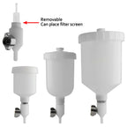 K-3 0.5mm Mini pistolet de pulvérisation pneumatique professionnel aérographe pulvérisateur alliage peinture atomiseur outils, avec tasse 125/150/250/400/600ml