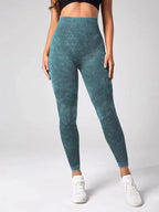 Leggings évidés pour femmes, collants minces sans couture, pantalons de fitness conviviale rés, taille haute, levage des hanches, pantalons de yoga extensibles, lavage à l'eau
