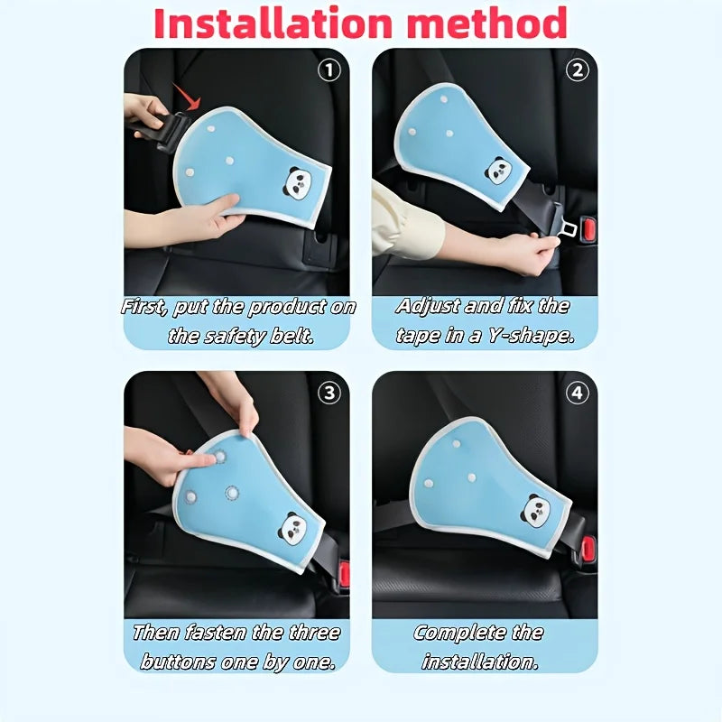 Protège-épaule et ventre pour ceinture de sécurité de voiture, accessoires intérieurs de voiture, doux, facile à retirer, aide confortable pour les voyages en extérieur