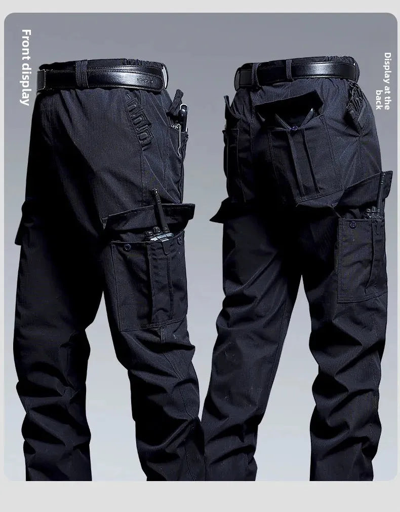 Pantalon de travail tactique résistant à l'eau pour hommes, poches multiples, Fans militaires d'extérieur, pantalons décontractés, Style américain printemps automne