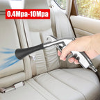 Pistolet de nettoyage de voiture, pistolet à air comprimé haute pression avec 2 buses, outils de nettoyage professionnel pour l'intérieur de la voiture, lavage à sec