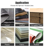 Ciseaux électriques multifonctions, chargement à la main, ciseaux de tailleur, Machine à couper le cuir, vêtements