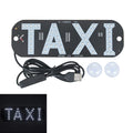 Panneau fenêtre voiture à lumière LED avec USB interrupteur marche/arrêt pour covoiturage, panneau lumineux