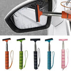 Outil de nettoyage d'essuie-glace de rétroviseur de voiture, nettoyeur de brume de verre automatique, grattoir, accessoires de voiture, poignée, brosse de nettoyage de vitres télescopique