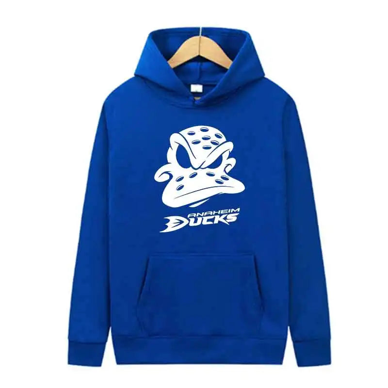 Sports de plein air Jogging à capuche canards imprimer tendances de la mode hauts automne hommes décontracté Streetwear pull printemps unisexe vêtements