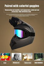 Casque de sécurité de Motocross unisexe certifié DOT ABS pour hommes femmes vélo descente ATV Protection de tête de moto
