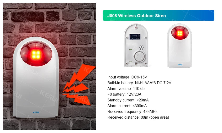 KERUI bricolage votre maison ensemble d'alarme 4G/WiFi système d'alarme pour la Protection de la sécurité à domicile détecteur de mouvement capteur de porte Tuya application intelligente