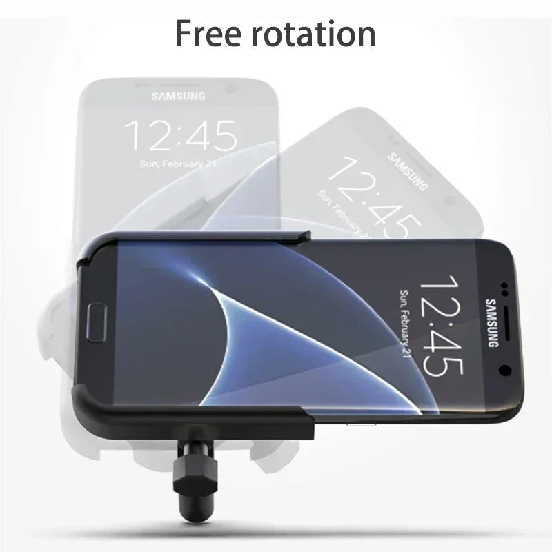 Support de téléphone universel en alliage d'aluminium pour guidon de moto, rétroviseur de vélo, support de téléphone portable pour moto