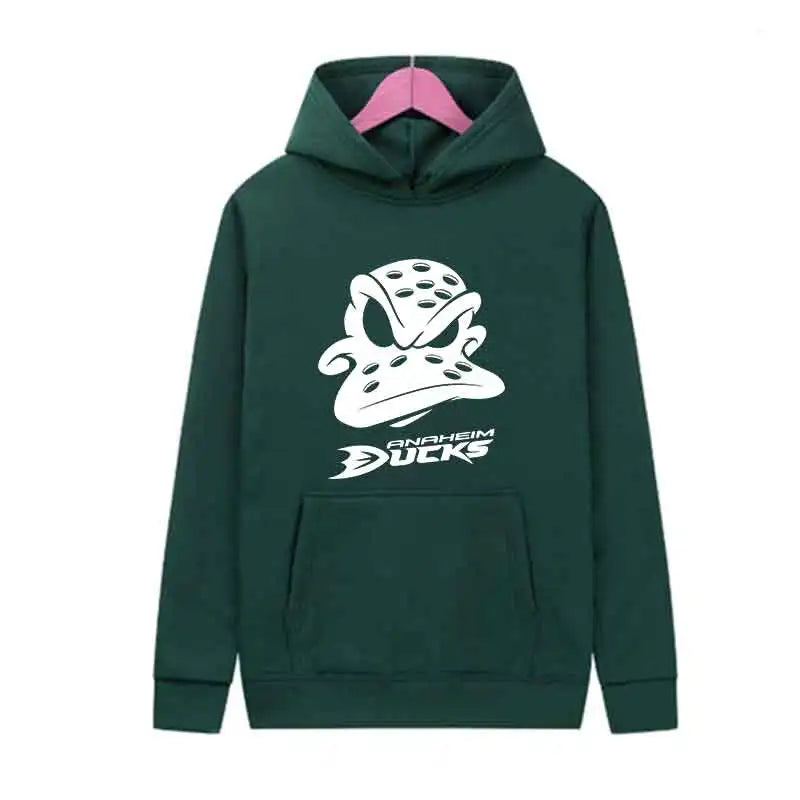 Sports de plein air Jogging à capuche canards imprimer tendances de la mode hauts automne hommes décontracté Streetwear pull printemps unisexe vêtements