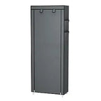 Étagère à chaussures simple avec rangement anti-poussière, armoire à chaussures multi-niveaux, support de rangement pour entrée de dortoir