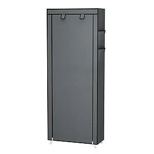 Étagère à chaussures simple avec rangement anti-poussière, armoire à chaussures multi-niveaux, support de rangement pour entrée de dortoir