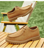 Chaussures de marche en cuir de vache pour hommes, mocassins décontractés à semelle Durable, à la mode, nouvelle collection printemps-automne 2026