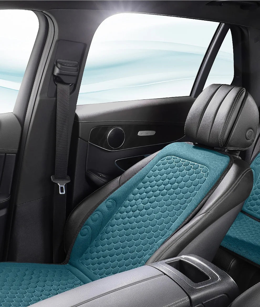 Coussin de siège avant de voiture confortable et respirant, housses Premium simples avec protection antidérapante, convient à la plupart des voitures, 1 pièce