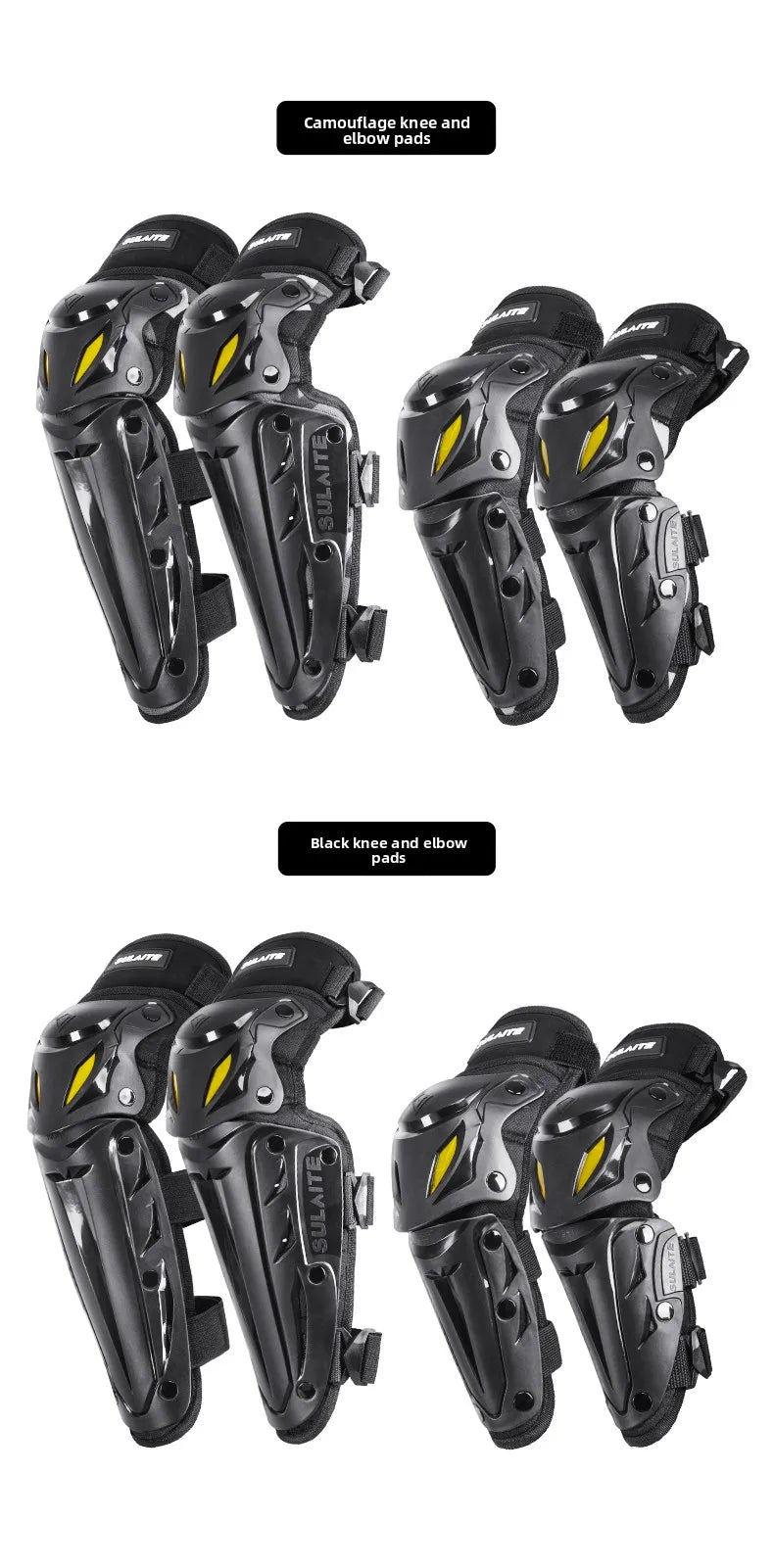 Genouillères de Motocross, Protection de Moto, coudière d'équitation, genouillères de course tout-terrain pour vtt