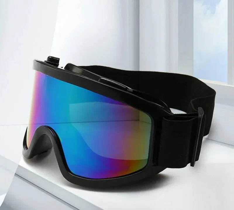 Lunettes de protection pour casque de moto, lunettes de sport de plein air, coupe-vent et anti-poussière, lunettes de ski, lunettes de motocross, anti-émeute, 506