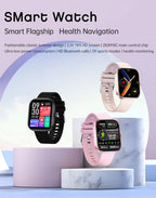 Nouvelles Montres Connectées 2026 pour Femmes, Écran Tactile Complet, Appel Bluetooth, Étanche, Suivi Sportif et de Fitness, Montres Intelligentes pour Hommes et Femmes