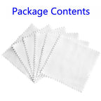 Revêtement de verre en microcarence non pelucheux pour voitures, pièces de lavage en céramique, livres de détail, Earths, gril, 10x10cm, 20 pièces