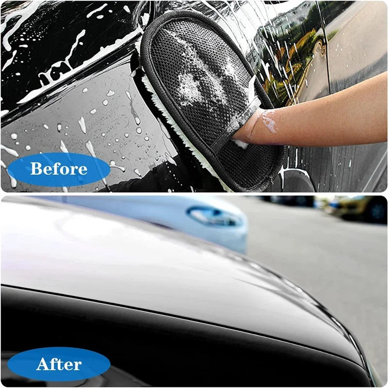1/10 pièces éponge de nettoyage de voiture gant de polissage de voiture gant de lavage gants de lavage en Microfibre pour automobile cuisine maisons nettoyant laine