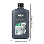 Nettoyant 4-en-1 pour le corps, les cheveux, la barbe et le visage pour hommes - Hydrate la peau, la barbe et les cheveux toute la journée, renforce les cheveux et la barbe, cadeau pour lui.