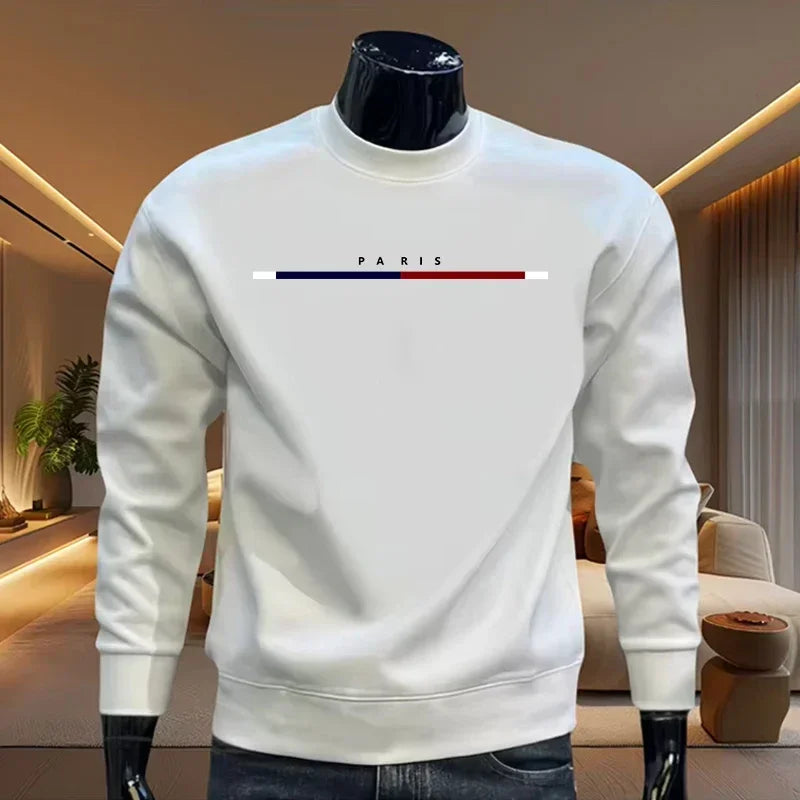 Offres spéciales automne hiver hommes sweats imprimer col rond haute qualité décontracté homme populaire sport pull Jogging simplicité quotidienne