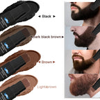 Bâton de remplissage de crayon à barbe et brosse pour hommes, stylo à barbe, bâton de retouche de racine de cheveux, couverture longue durée, maquillage pour moustache et cheveux