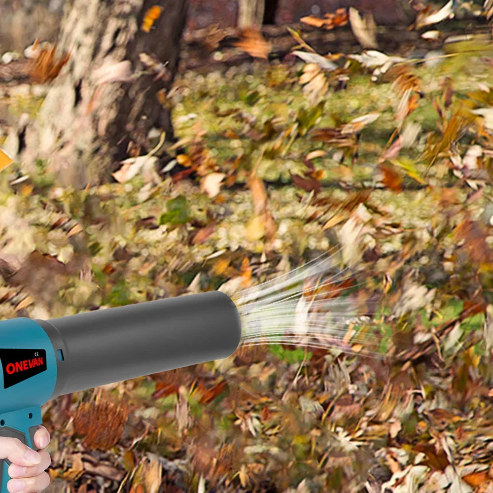 ONEVAN 400 M/s souffleurs Turbo électriques sans brosse 300000 tr/min souffleur de feuilles portatif outil de soufflage de poussière pour batterie Makita 18 V