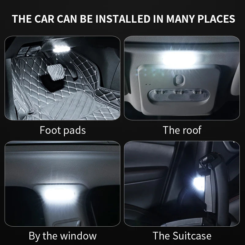 Lampe de lecture LED pour voiture, éclairage intérieur, éclairage de coffre, monté au plafond, intérieur et arrière, éclairage tactile