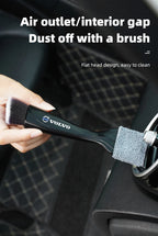 Brosse de nettoyage de ventilation de voiture, outils de dépoussiérage intérieur automobile pour Volvo Xc60 Xc90 V40 V60 S60 V50 V90 S80 C40 XC40 V70 XC70