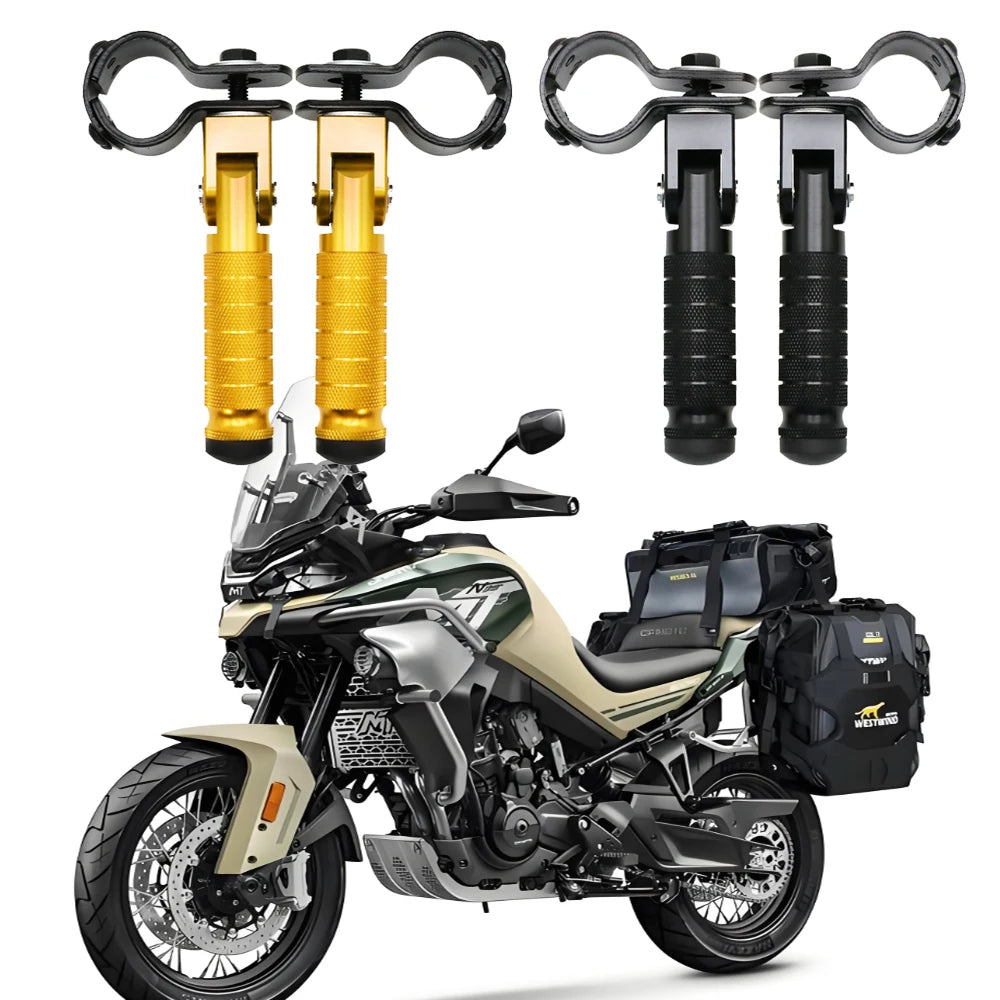 POUR CFMOTO CF 800MT 650MT MT800 MT 650 800 MT accessoires de motocicleta estriberas avant de carretera abrazaderas de repos