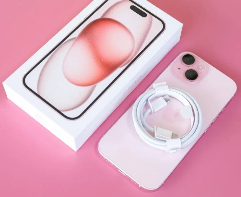 Original iPhone 15 double téléphone eSIM 6.1 "véritable Super Retina XDR OLED 128/256GB ROM 6GB RAM visage ID NFC A16 5G téléphone portable