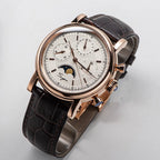 Sugess – montre-bracelet pour hommes, ST1908, mouvement à col de cygne, chronographe mécanique, véritable calendrier de phase de lune, cuir Vintage, nouveau 2026