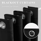 Rideaux occultants Extra longs, hauteur 400cm, pour Loft, chambre à coucher, salon, plafonds hauts, rideaux de fenêtre