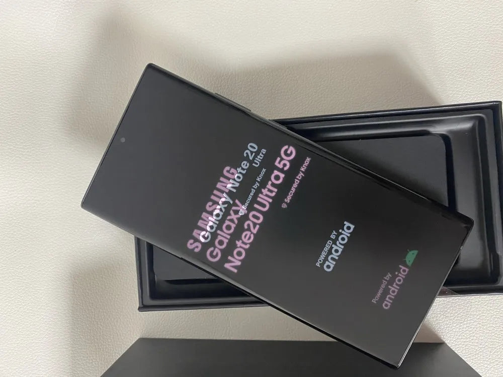 Samsung Galaxy Note 20 Note20 Ultra 5G N986U1 N986B N986N N9860 6.9 "AMOLED 12GB RAM 128/256/512GB NFC téléphone portable d'origine