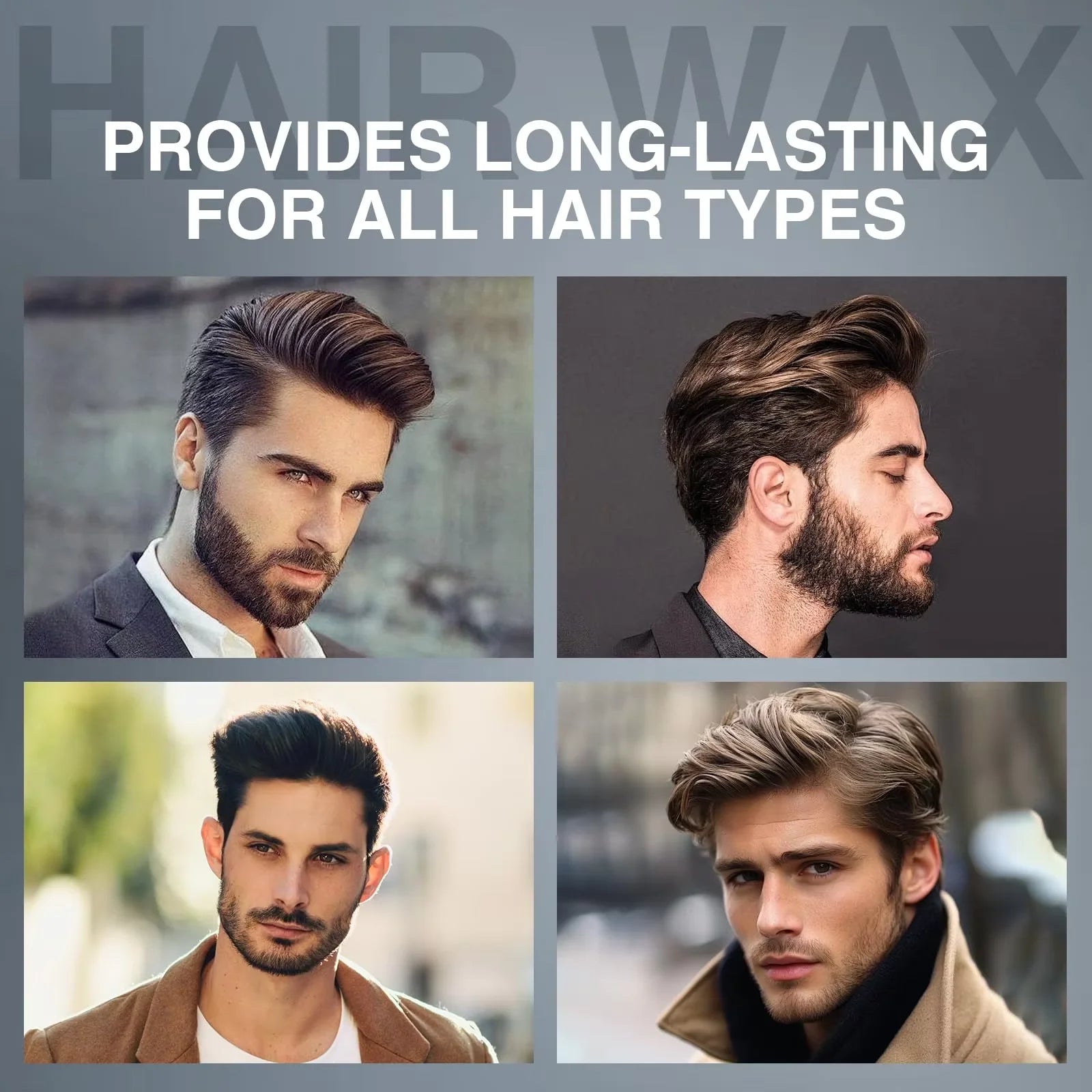 Pâte à cheveux finition mate pour hommes, à base d'eau, Texture mate, coiffeur, pommade en argile, idéale pour tous les cheveux masculins