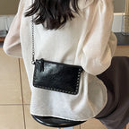 Sacs à bandoulière Design de couleur unie pour femmes chaîne de mode sacs à Main de téléphone portable Sac à bandoulière de mode Sac A Main femme