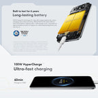 Nouveau smartphone POCO M8 Pro 5G version globale, Snapdragon 7s Gen 4, HyperCharge 100W, 6500mAh, écran 6,83 pouces 1,5K, NFC