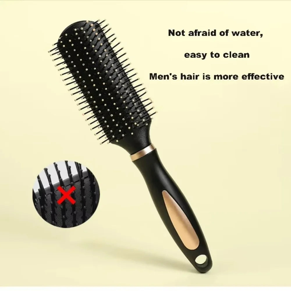 Brosse à cheveux professionnelle à palette lisse et lisse pour Salon de coiffure, grand Type de cheveux, peigne coiffant pour femmes et hommes