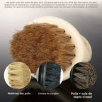 Peigne coiffant pour barbe pour hommes, brosse pour barbe et cheveux, rigidité moyenne/cadeau pour homme/pour estomper les outils de coiffure professionnels 1 pièce