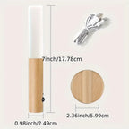 Applique murale magnétique LED Rechargeable avec capteur de mouvement intelligent, veilleuse Portable pour couloir, chambre à coucher, escaliers, armoires de salle de bains, décoration