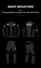 HEROBIKER veste de Moto imperméable homme veste de course pantalon de Moto portable vêtements de Moto avec Protection EVA