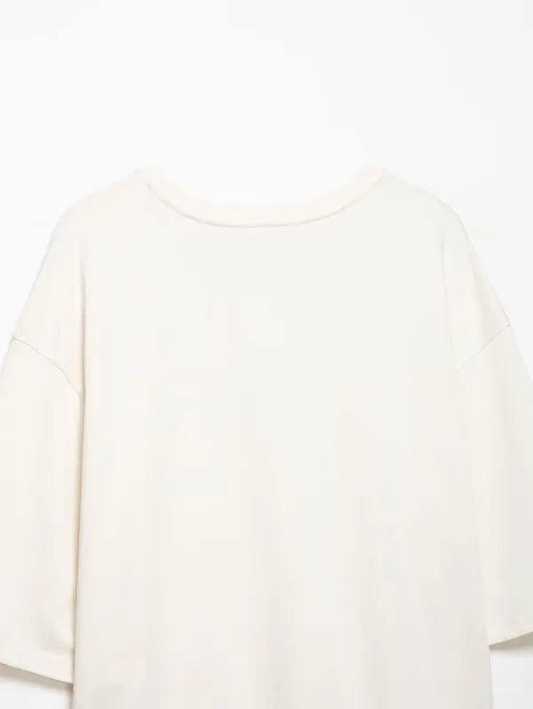 T-shirt asymétrique à manches mi-longues pour femmes, avec garniture en dentelle, pour la rentrée scolaire, tenue décontractée quotidienne, haut polyvalent à la mode, 4 couleurs