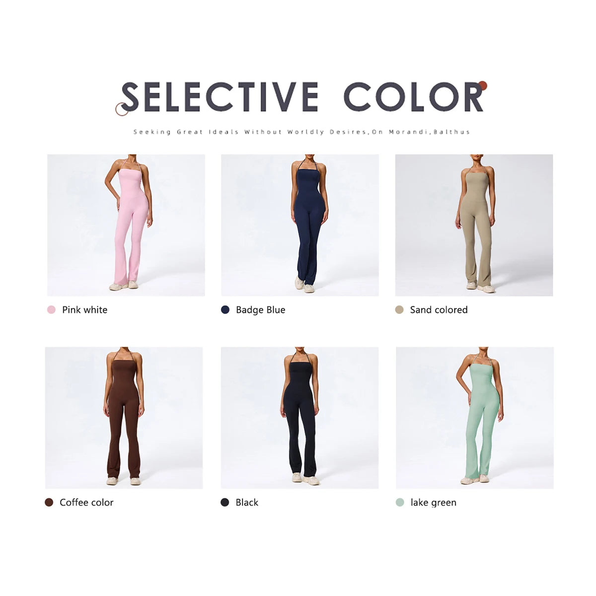 Nouvelle combinaison de yoga sans manches pour femme, salopette évasée de sport à dos nu pour la gym, tenue de sport pour femme