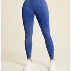 Leggings de Yoga de ponçage en Nylon pour femmes, pantalons serrés sans couture, haute élasticité, Sexy, levage des hanches, pantalons d'entraînement, de course, de gymnastique